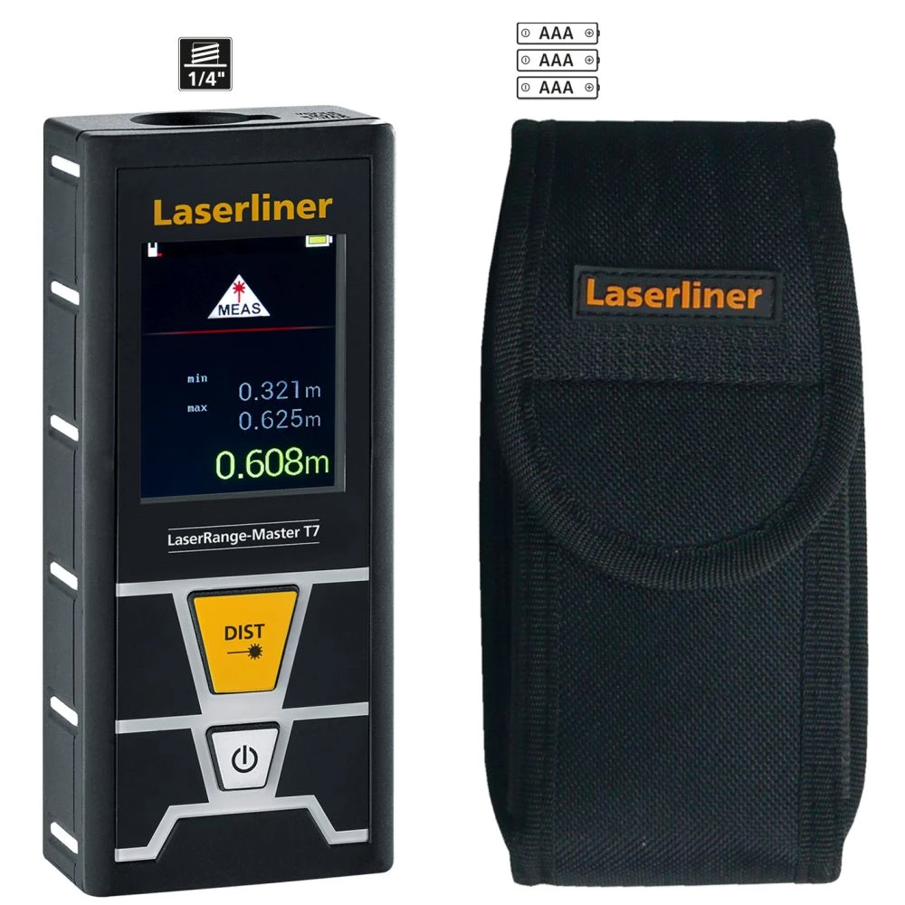 Laserliner 080.855A Télémètre LaserRange-Master T7 70 Mètres Avec Fonction D'angle 3 Laserliner 080.855A Télémètre LaserRange-Master T7 70 Mètres Avec Fonction D'angle