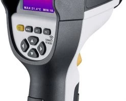 Laserliner Hygromètre Et Pyromètre 082.086A Caméra Thermique Compacte ThermoCamera Connect + Lampe Frontale Walther Pro HL17 Gratuite
