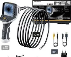 Laserliner Caméra D'inspection 082.240A VideoFlex G4 Ultra Système D'inspection Vidéo Professionnel + Lampe Frontale Walther Pro HL17 Gratuite