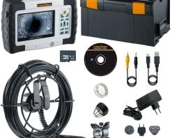 Laserliner Caméra D'inspection 084.121L PipeControlSystème Mobile Système Professionnel D'inspection Des Conduites Et Des Bâtiments