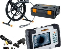 Laserliner Caméra D'inspection 084.134L Ensemble PipeControl-LevelFlex Système Professionnel D'inspection Des Conduites Et Des Bâtiments