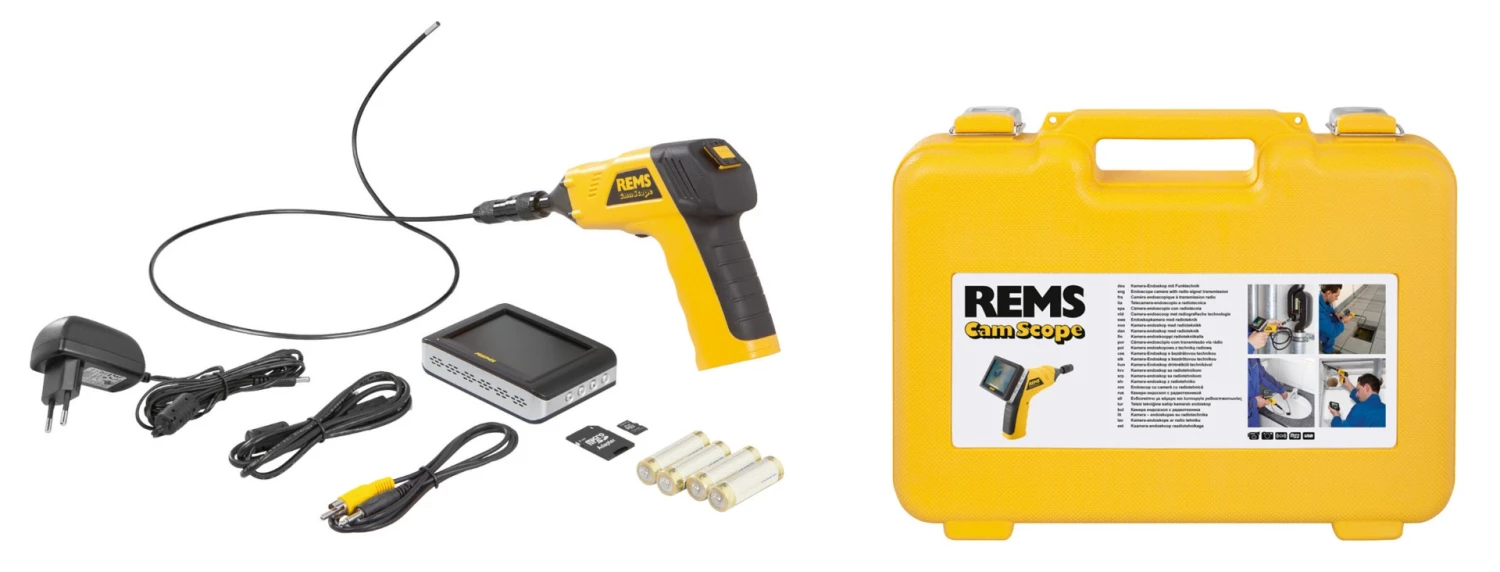 Rems Caméra D'inspection 175112 R220 CamScope Set 4.5-1 Caméra Endoscope Avec Transmission Du Signal Sans Fil 4 Rems Caméra D'inspection 175112 R220 CamScope Set 4.5-1 Caméra Endoscope Avec Transmission Du Signal Sans Fil – Image 2