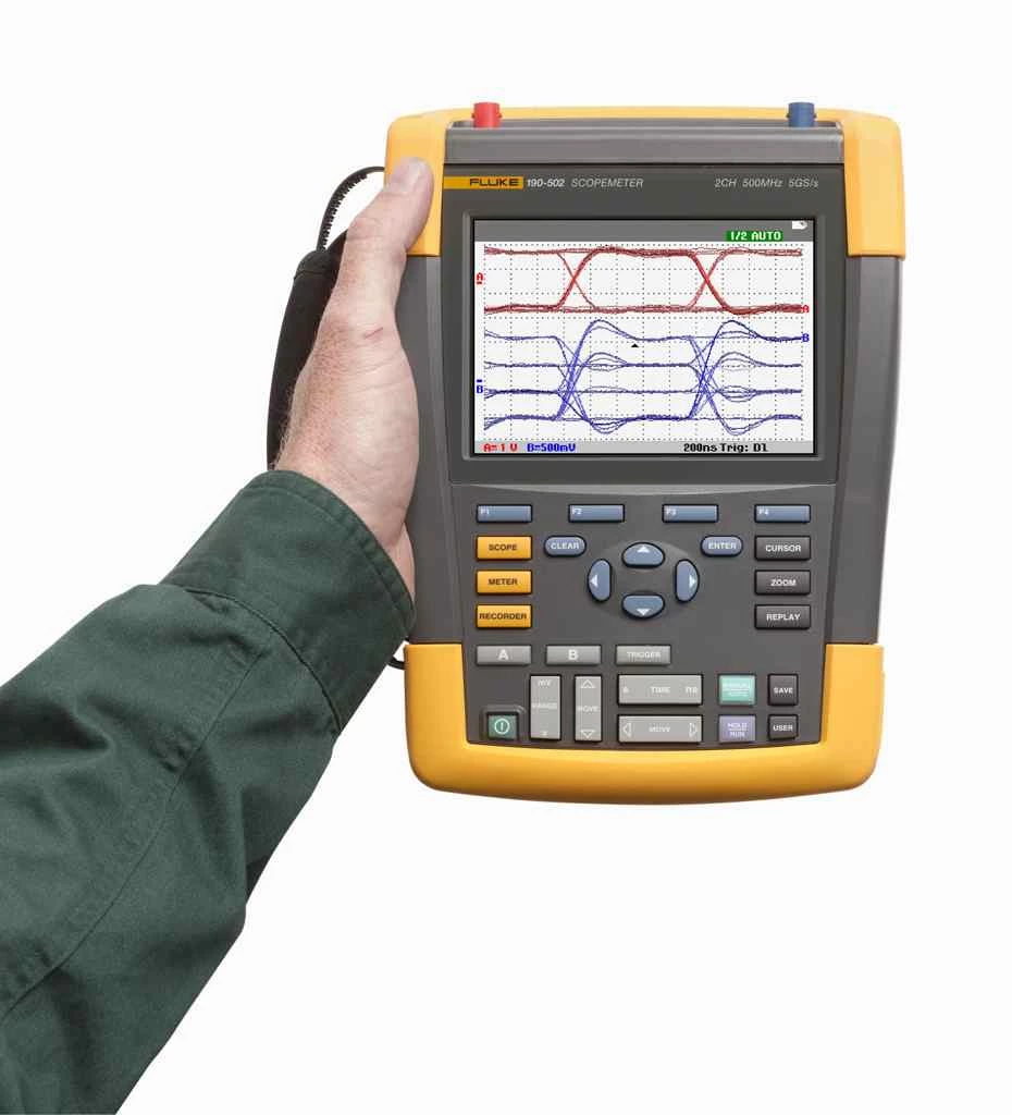 Fluke 190-502/EU Multimètre Couleur 2 Canaux 500Mhz 6 Fluke 190-502/EU Multimètre Couleur 2 Canaux 500Mhz – Image 4