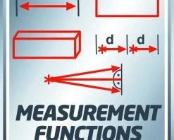 Einhell Télémètre 2270080 TC-LD 50 Distancemètre -D’appareils de mesure Soldes 2270080 tc ld 50 distancemetre 2