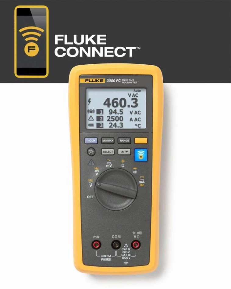 Fluke 3000FC Multimètre Numérique Sans Fil 4 Fluke 3000FC Multimètre Numérique Sans Fil – Image 2