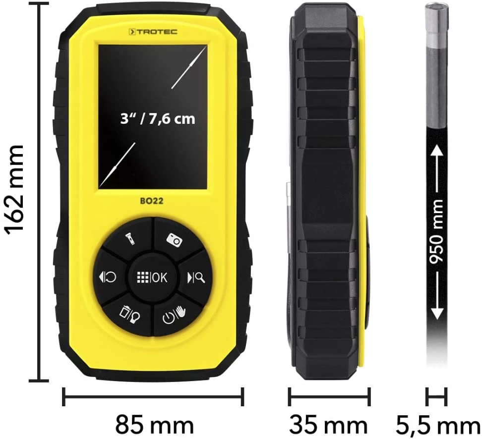 Trotec Caméra D'inspection 3510009122 Mini Vidéoscope BO22 7 Trotec Caméra D'inspection 3510009122 Mini Vidéoscope BO22 – Image 6