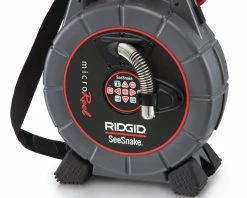 Ridgid Caméra D'inspection 35218 Bobine MicroReel L100C Avec Câble De Connexion Pour Micro Localisateur Et Compteur CA-300 / CA-330 / CA-350
