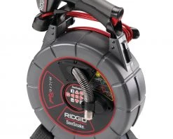 Ridgid Caméra D'inspection '40813 MicroReel Enrouleur L100C Avec Micro Caméra D''inspection CA-350 émetteur De Détection Et Compteur De Mètres'