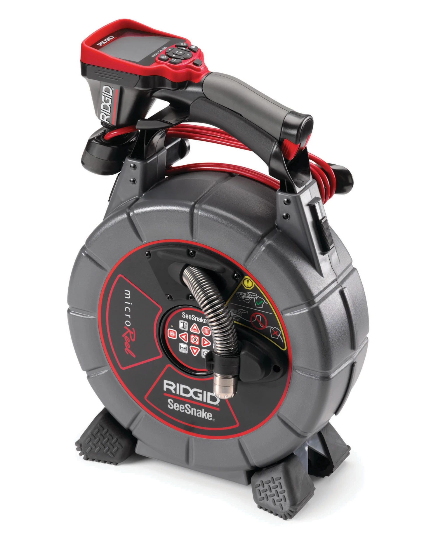 Ridgid Caméra D'inspection '40813 MicroReel Enrouleur L100C Avec Micro Caméra D''inspection CA-350 émetteur De Détection Et Compteur De Mètres' 3 Ridgid Caméra D'inspection '40813 MicroReel Enrouleur L100C Avec Micro Caméra D''inspection CA-350 émetteur De Détection Et Compteur De Mètres'