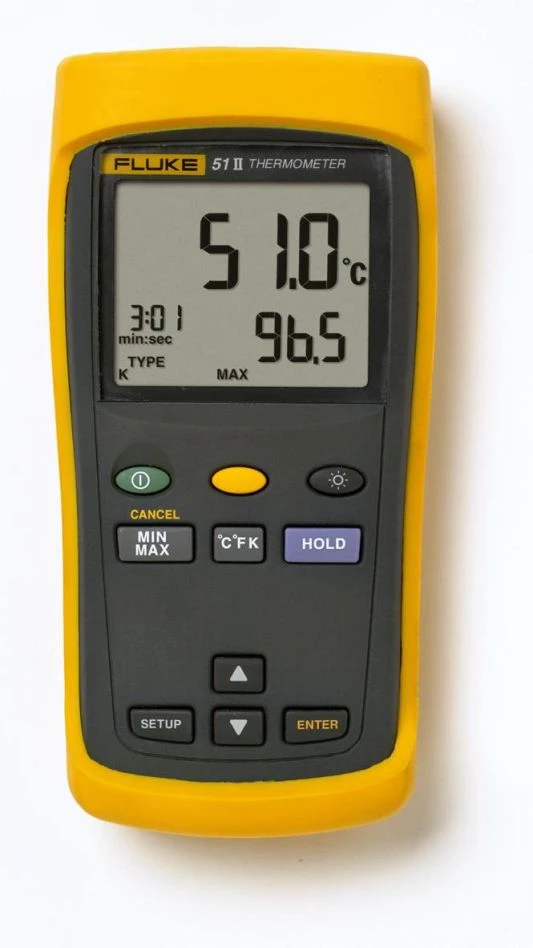 Fluke Hygromètre Et Pyromètre 51-2 50HZ Thermomètre Numérique - 1 Canal 3 Fluke Hygromètre Et Pyromètre 51-2 50HZ Thermomètre Numérique - 1 Canal