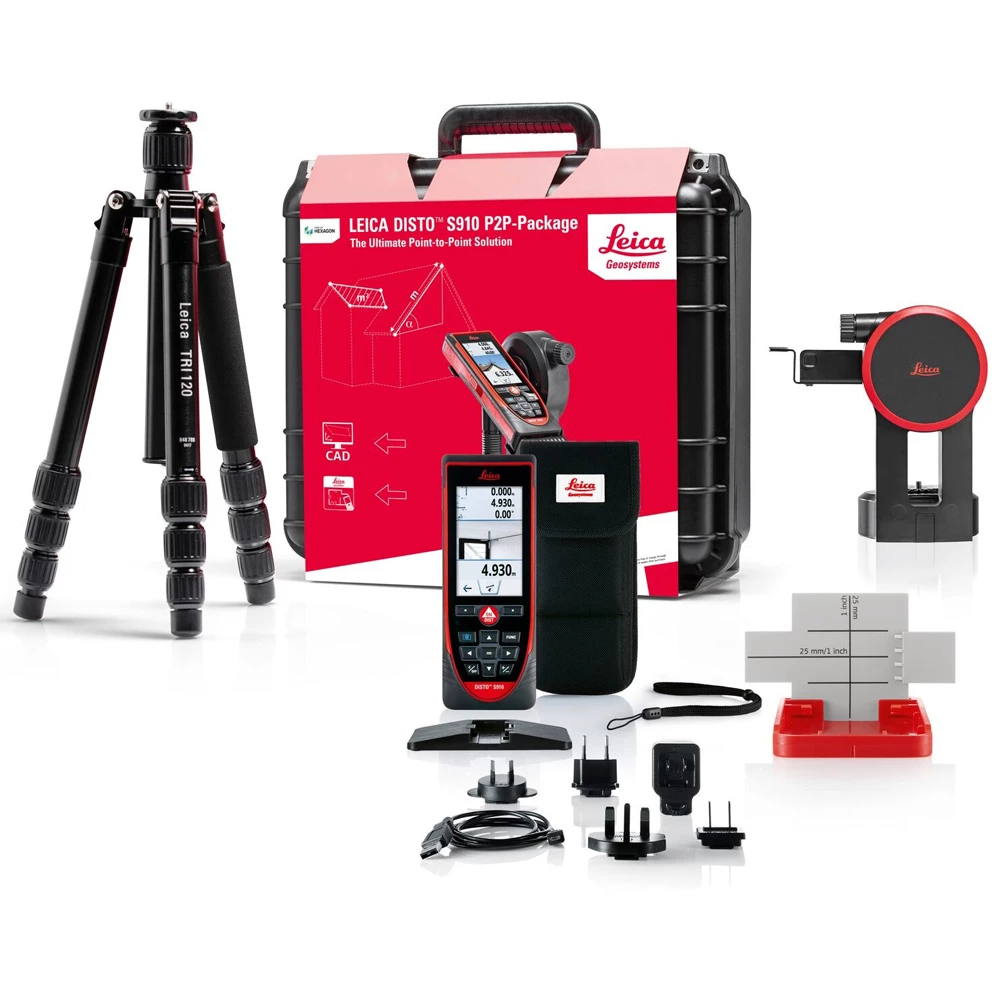 Leica Télémètre Disto S910 P2P-Pack Lasermètre Avec Technologie De Mesure 3D, Wifi Et Plug-in Pour AutoCAD 887900 3 Leica Télémètre Disto S910 P2P-Pack Lasermètre Avec Technologie De Mesure 3D, Wifi Et Plug-in Pour AutoCAD 887900