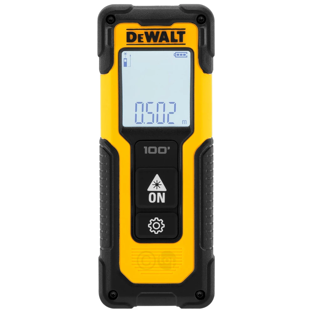 DeWalt Télémètre DWHT77100-XJ Mesureur De Distance Laser 30 M 3 DeWalt Télémètre DWHT77100-XJ Mesureur De Distance Laser 30 M